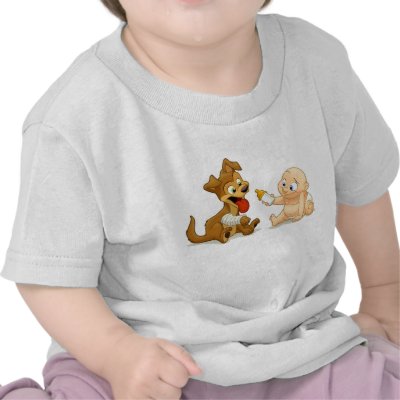 Baby & Puppy Shirt by stlewis75