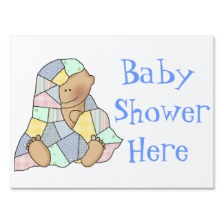Baby Quilt Baby Shower Yard Sign