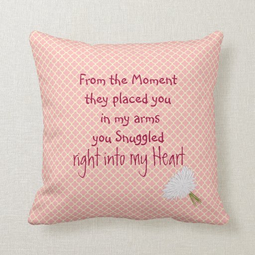 Baby Quote Pillow Zazzle
