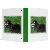Baby Raccoons  Binder
