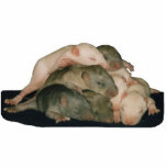 baby rat pile sculpture photo cutout