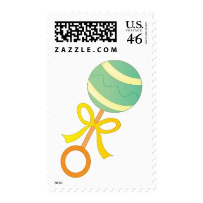 Baby Rattle Postage