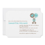 Baby Rattles Twin Boys Baby Shower Invitations