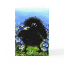 Baby raven cards