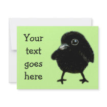 Baby raven invitations by tanyabond Baby raven invitations
