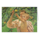 Baby Reaching for an Apple by Mary Cassatt Greeting Cards