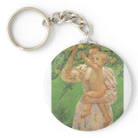 Baby Reaching for an Apple by Mary Cassatt Keychains