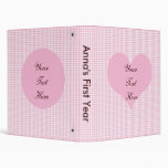 Baby record book binders