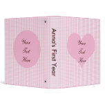 Baby record book 3 ring binders