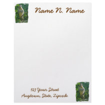 Baby Red Tailed Hawk Letterhead Stationery