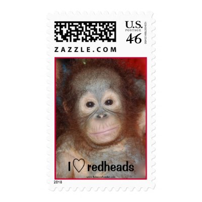 Baby Redheads Postage by Rebecca_Reeder