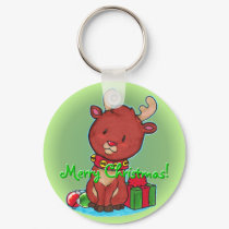Baby Reindeer Keychain