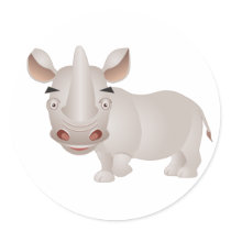 Baby Rhino Stickers