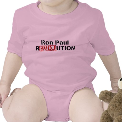 baby Ron Paul cured my apathy Tee Shirts