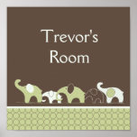 Baby Room Elephant Poster posters