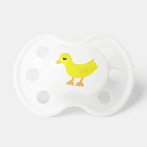 Baby Rubber Ducky Pacifier for Boy or Girl
