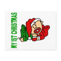 Baby’s 1st Christmas BOY Postcards