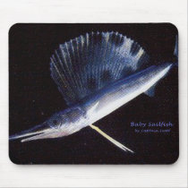 Baby sailfish mousepads