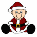 Baby Santa Ornament photo sculptures by christmasshop Baby Santa Ornament photo sculptures