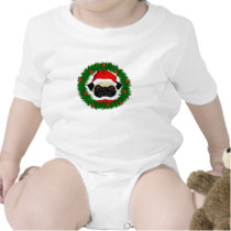 Baby Santa Pug t-shirts