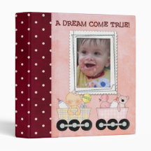 baby scrapbook/ photo album binder