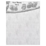 Baby Screech Owls Letterhead