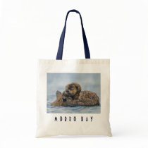 Baby Sea Otter Riding on Mother bags by wildlifehotspots Baby Sea Otter Riding on Mother bags