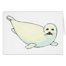 Baby Seal Greeting Cards