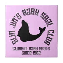 Baby Seal Clubber Ceramic Tile
