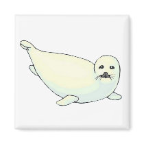 Baby Seal Fridge Magnet