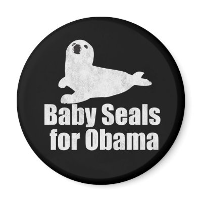 Baby Seals for Obama Fridge Magnet by jamierushad