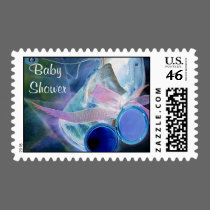 Baby Shoe Art postage