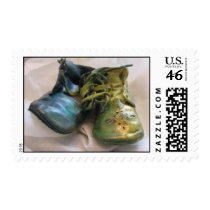 Baby Shoes Postage Stamps