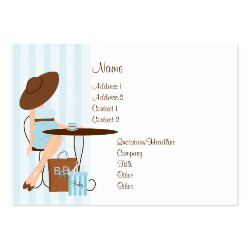 Baby Shop Business Card Template