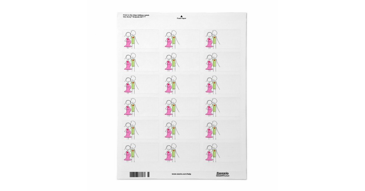 baby shower address labels gift tags zazzle baby shower address label template