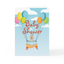 Baby Shower Balloons Invitation cards