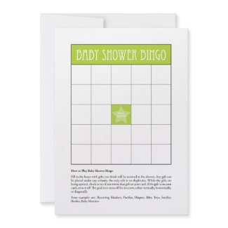 Baby Shower Bingo Game