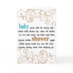 Baby Shower Blue Cards