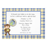 Baby Shower Boy Bear Custom Invites