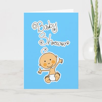 Baby  Shower on Baby Shower  Boy Greeting Note Cards  Perfect For A Baby Shower