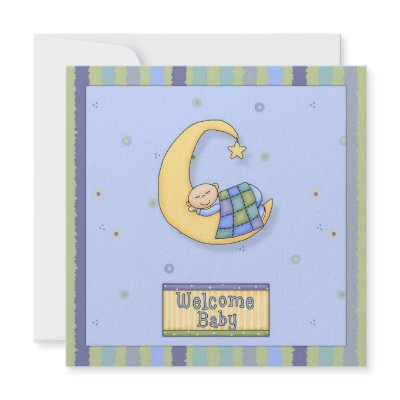 Baby Shower Boy Decorative Design Custom Invitation by BedazzledByZazzle
