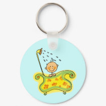 Baby shower (boy) keychains