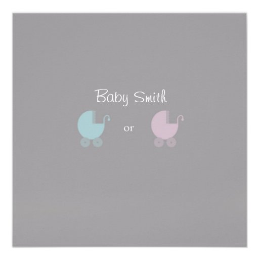 Baby Shower Boy or Girl Invitation