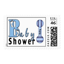 baby shower-boy postage