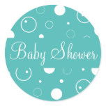 Baby Shower Bubbles Envelope Sticker Seal