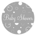 Baby Shower Bubbles Envelope Sticker Seal by hummingbirdcake Baby Shower Bubbles Envelope Sticker Seal