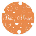 Baby Shower Bubbles Envelope Sticker Seal