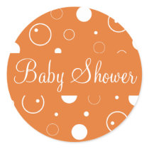 Baby Shower Bubbles Envelope Sticker Seal by hummingbirdcake Baby Shower Bubbles Envelope Sticker Seal