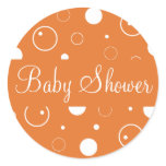 Baby Shower Bubbles Envelope Sticker Seal
