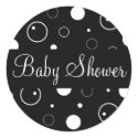 Baby Shower Bubbles Envelope Sticker Seal by hummingbirdcake Baby Shower Bubbles Envelope Sticker Seal